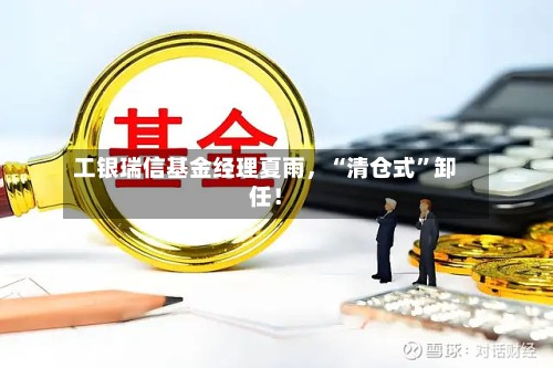 工银瑞信基金经理夏雨，“清仓式”卸任！-第2张图片